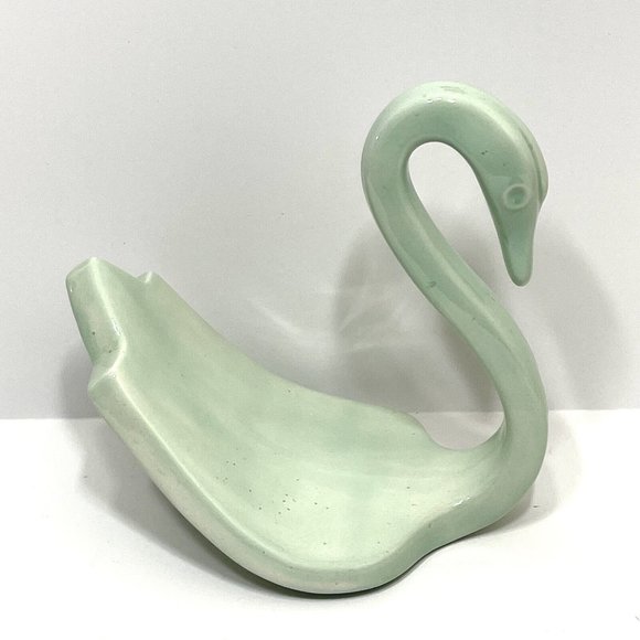 vintage swan towel holder  turquoise blue - Picture 4 of 6